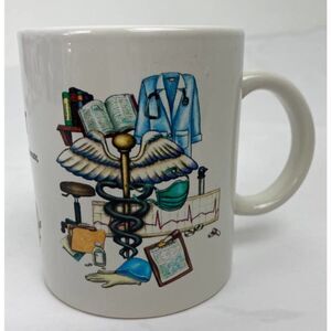 1999 Vintage Doctor "Skilled Compassionate Healer" Coffee Mug Physician